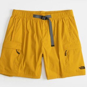 COPY - new the north face mens class v belted mesh swim hybrid shorts m mustard